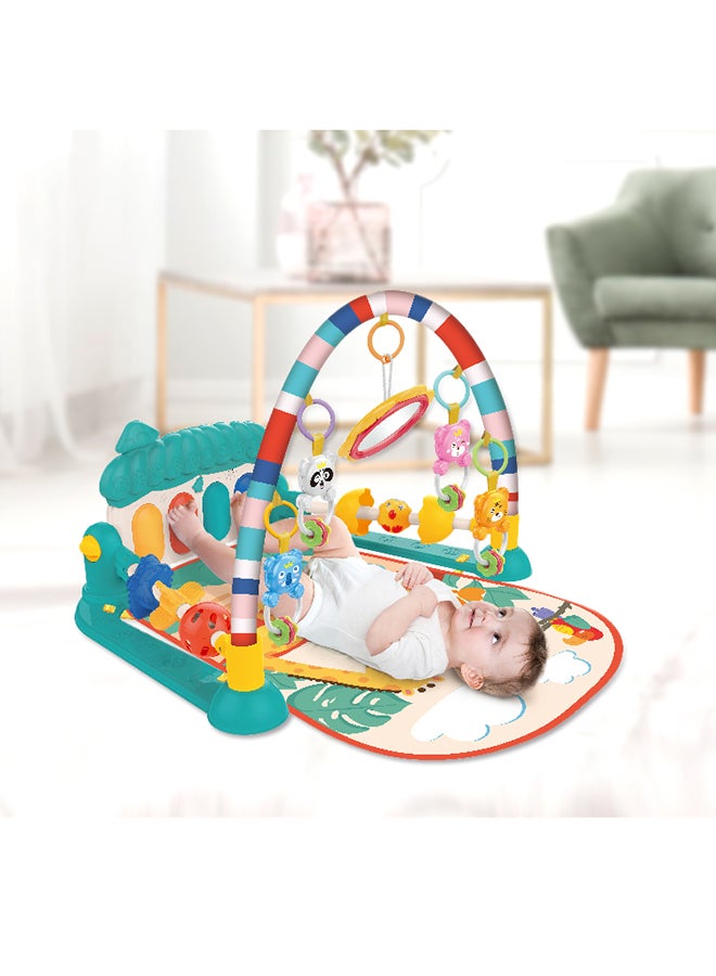 Multi Function Decorated, Beautiful Designs Piano Fitness Play Mat With Music And Light 75x60x45cm