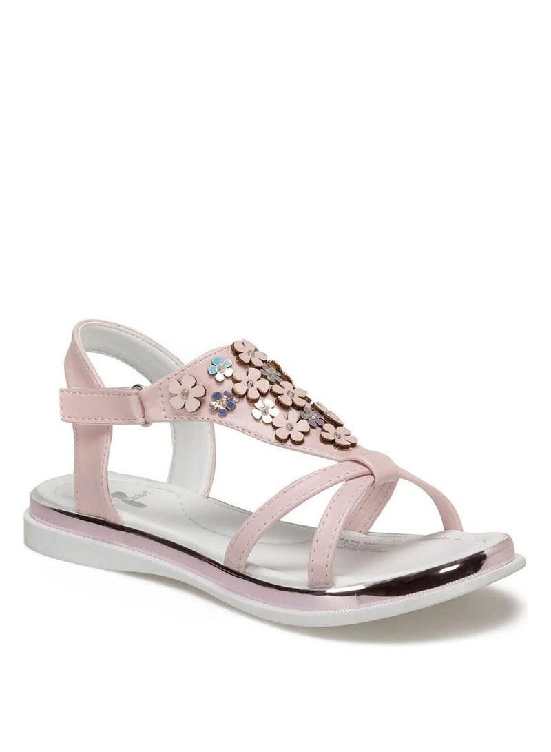 Peach Flower Sandal for Girls