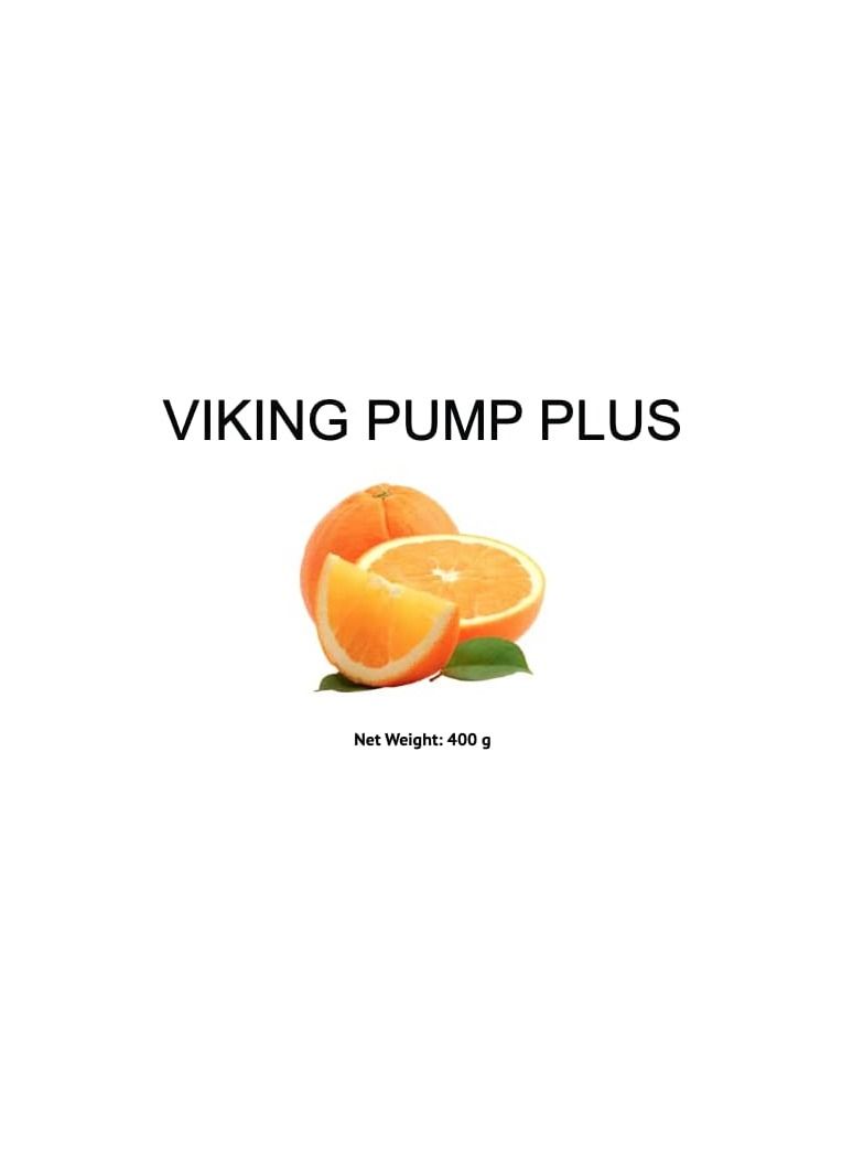 Viking Pump Plus- Orange Flavour Food Supplement, 400g