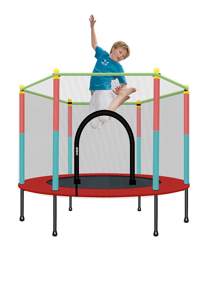 Trampoline with Protection Net Adult Children Jumping Bed Enclosure Outdoor Trampolines Workout Fitness Equipment