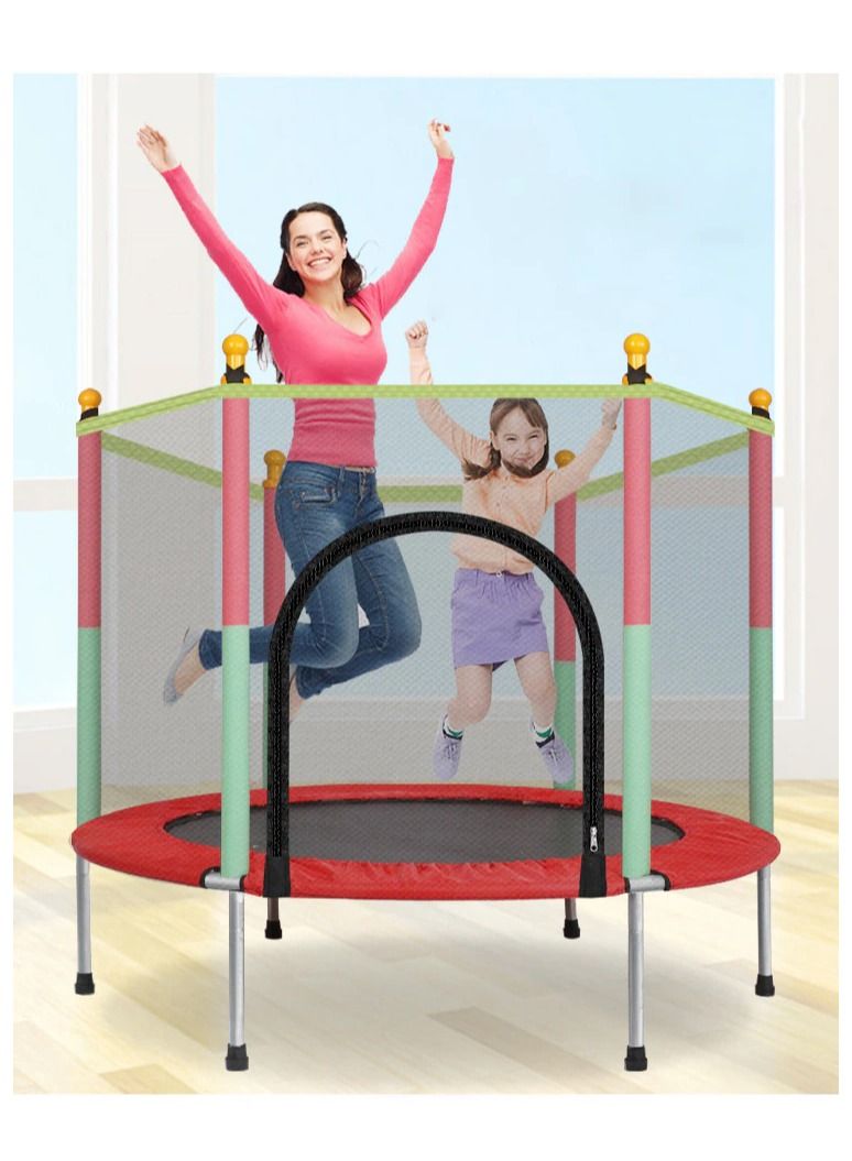 Kids Bouncer Baby Jumper Indoor Trampoline Baby Children Bouncers with Guardrail Fitness Adult Trampoline Kid Jumpers