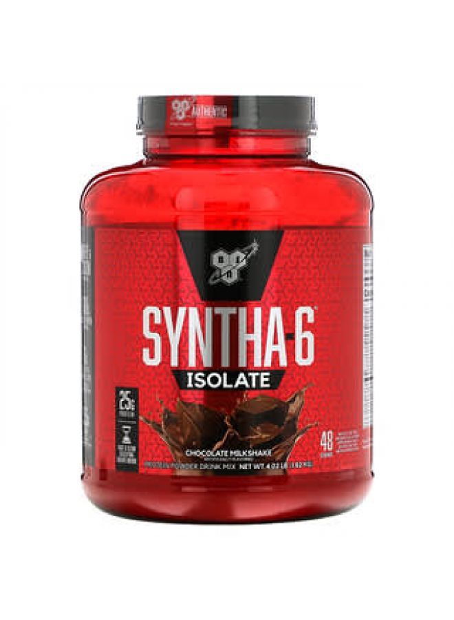 BSN Syntha-6 Isolate Protein Powder Drink Mix Chocolate Milkshake 4.02 lb (1.82 kg)