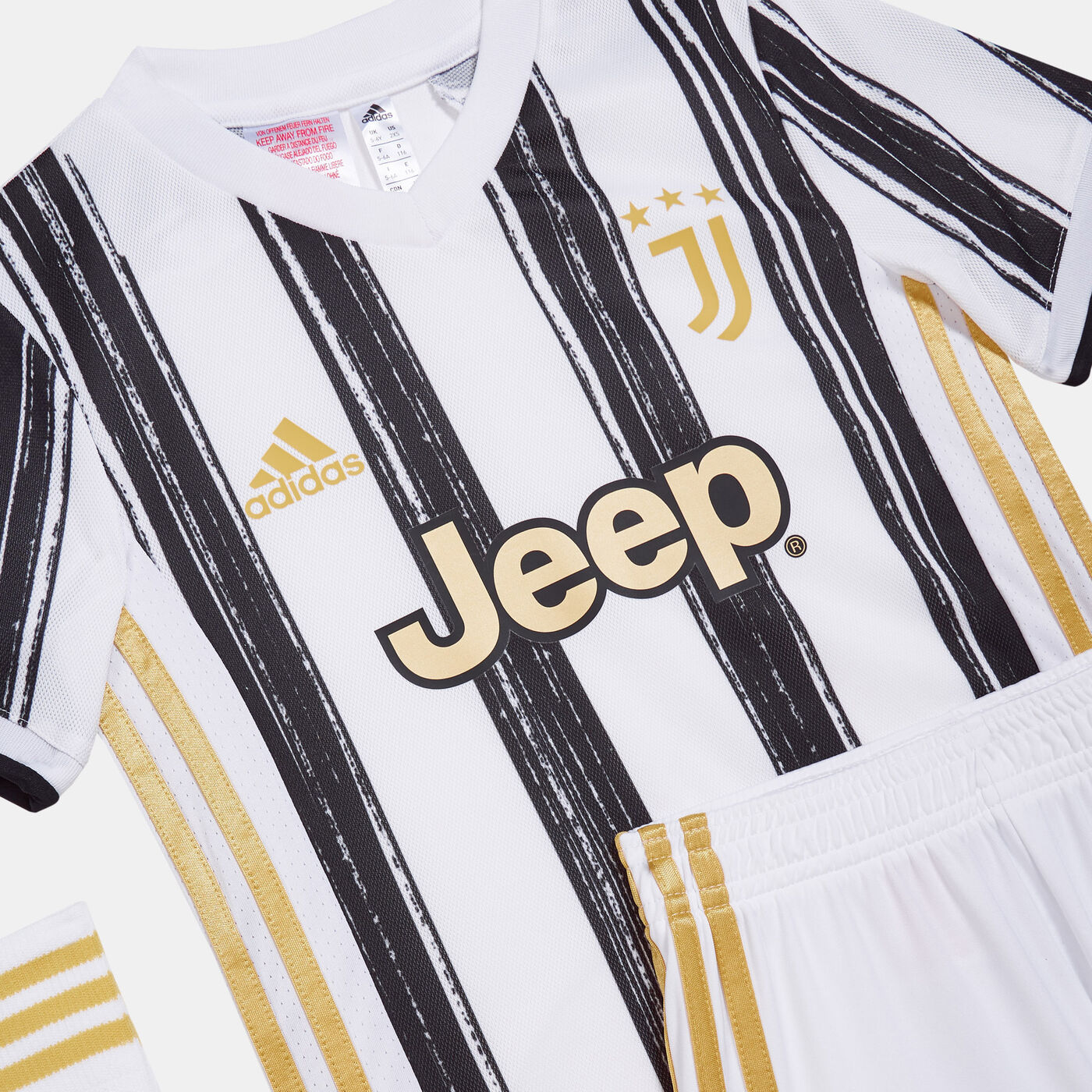 Kids' Juventus Home Football Kit - 2020/21 (Younger Kids)