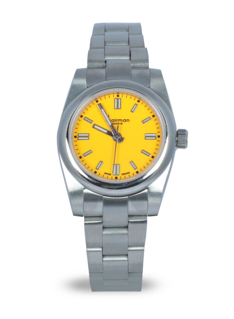 Women’s Wrist Watch with Yellow Dial