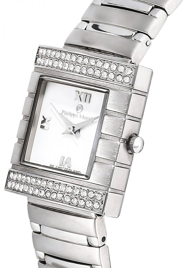 women Water Resistant Stainless Steel Analog Watch MS0312WW