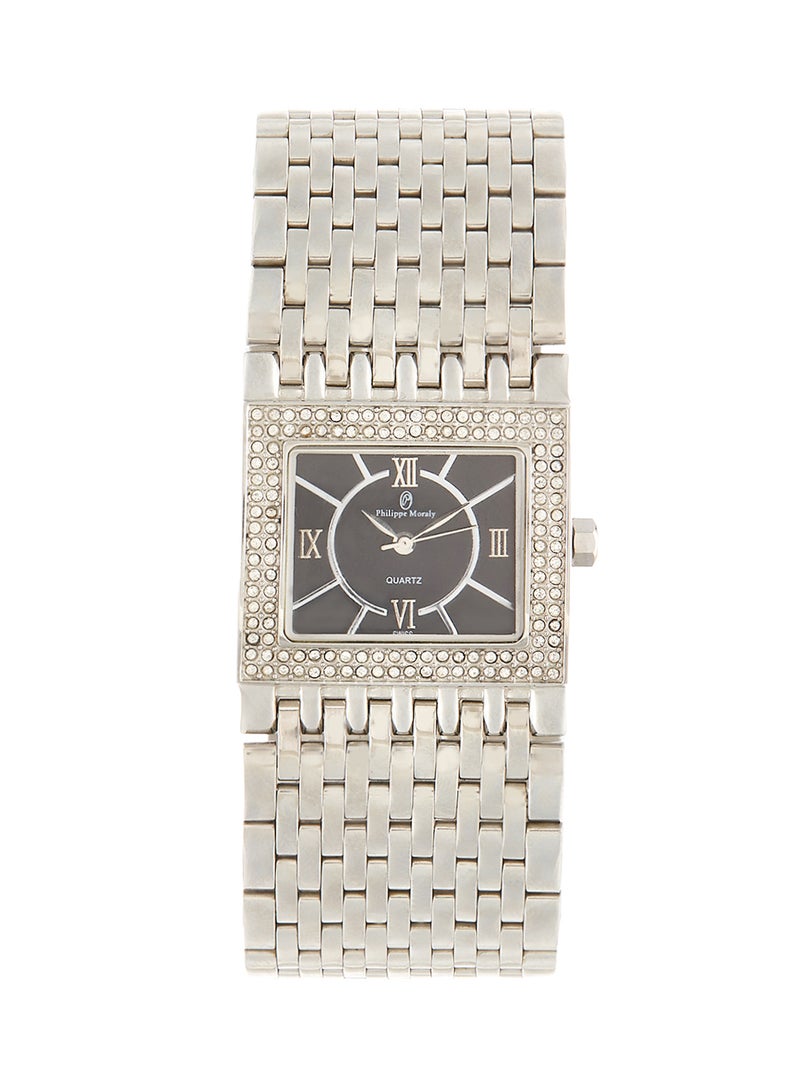 women Stainless-Steel Analog Wrist Watch Ms0812Wb