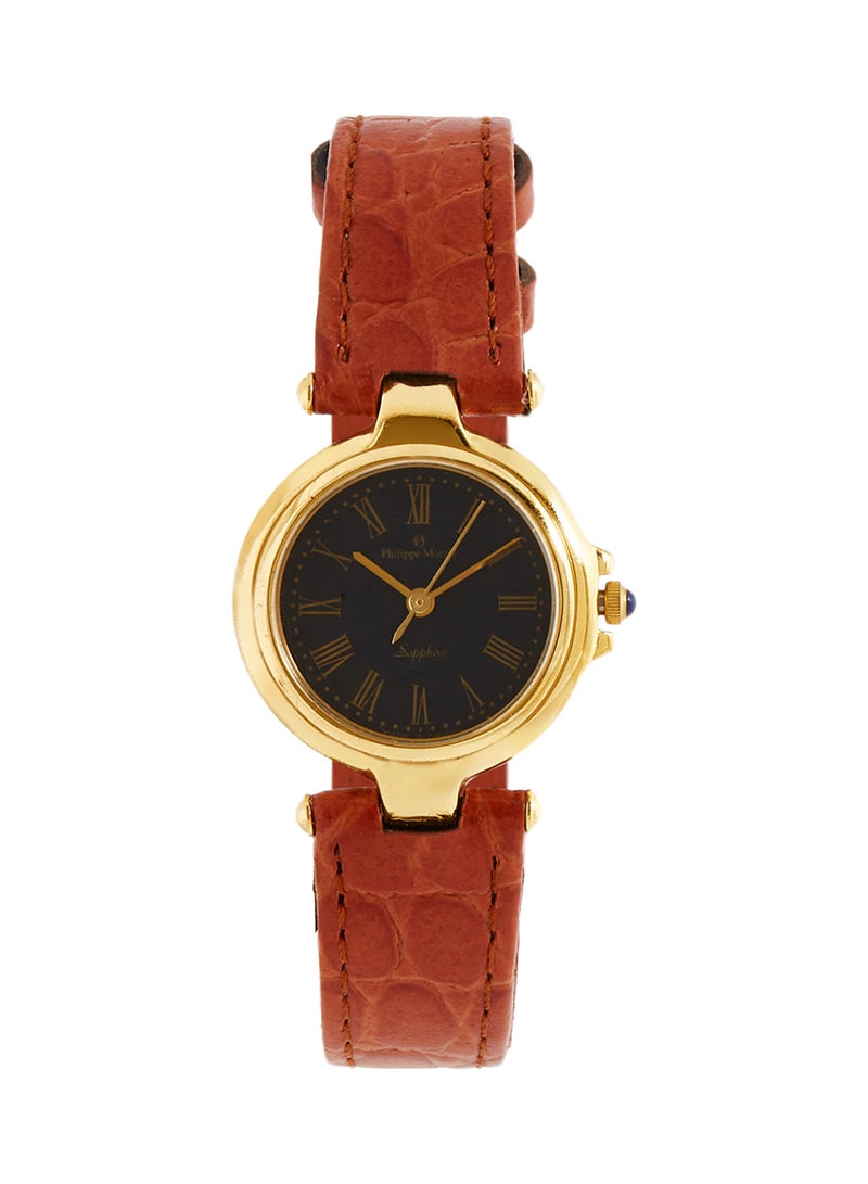 women Leather Analog Wrist Watch L6150Gbo