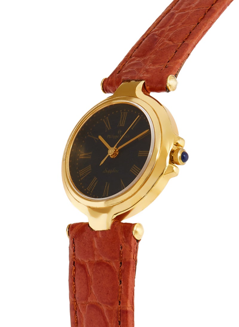 women Leather Analog Wrist Watch L6150Gbo