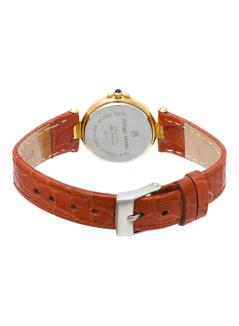 women Leather Analog Wrist Watch L6150Gbo