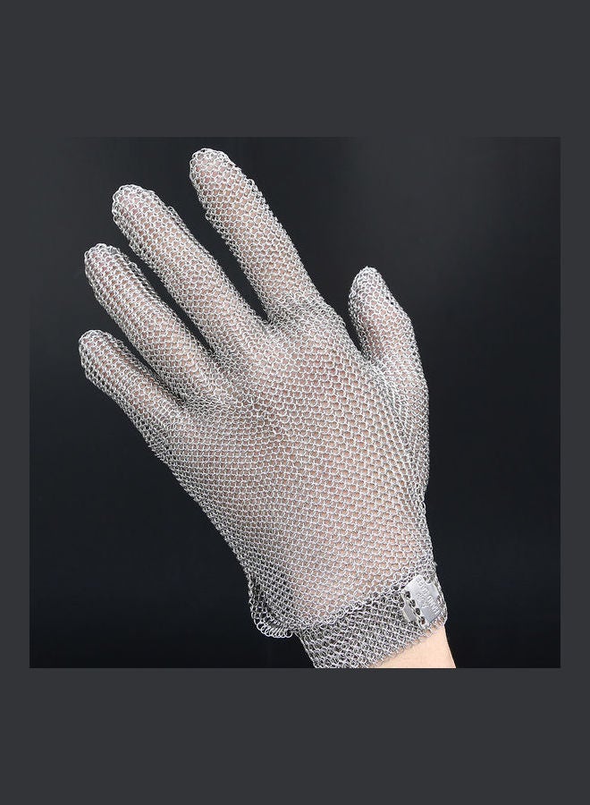 High-Quality 304L Stainless Steel Mesh Knife Cut Resistant Chain grey