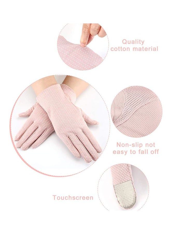 6 Pair Casual Printed Gloves Multicolour