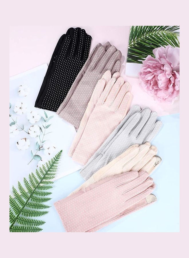 6 Pair Casual Printed Gloves Multicolour