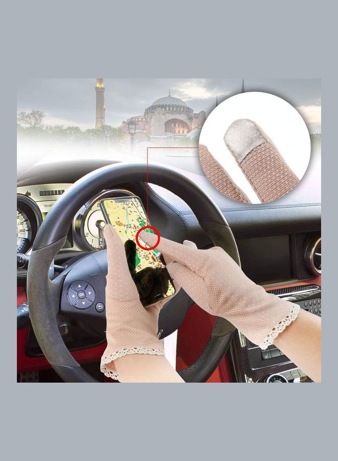 4 Pair Casual Printed Gloves Multicolour