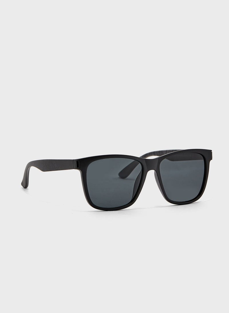 Men's Polarized Full Rim Wayfarer Sunglasses SS1217
