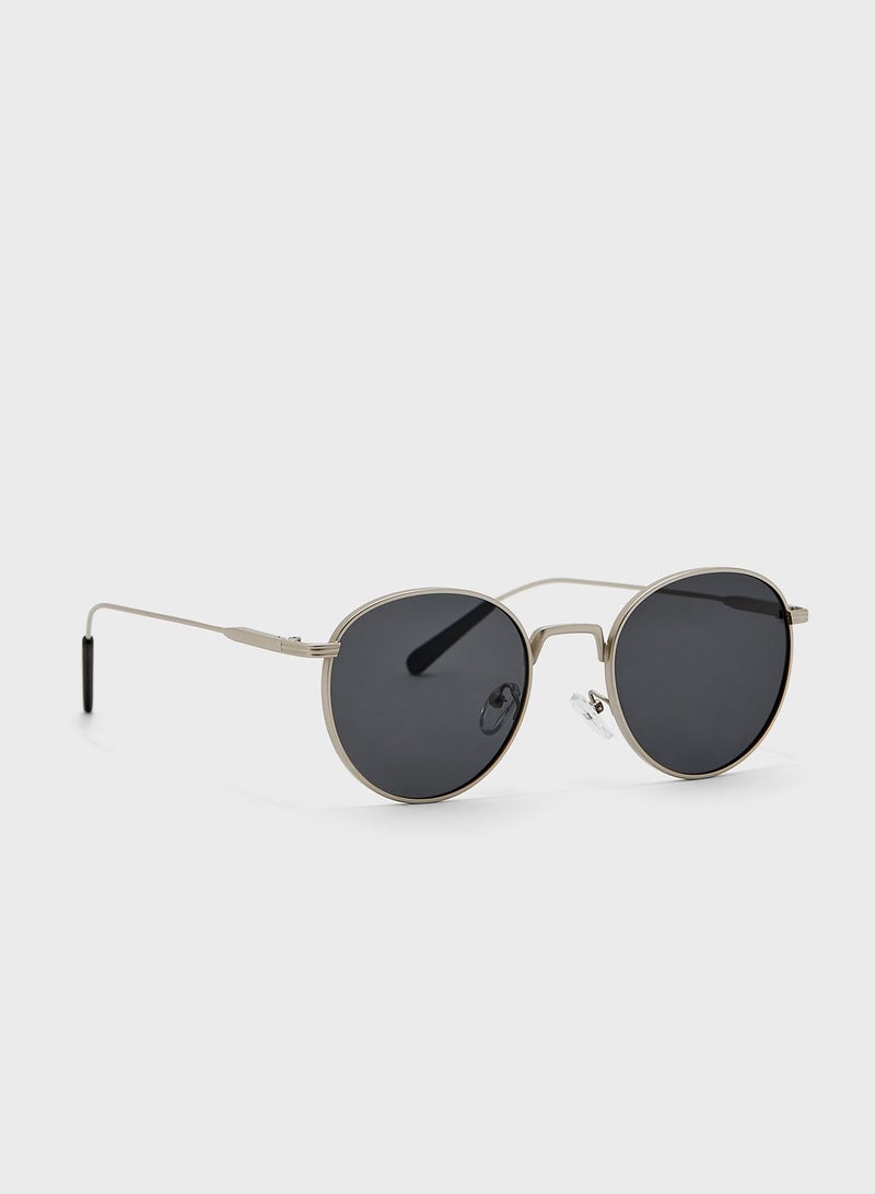 Men's Casual Full Rim Round Sunglasses SS1209