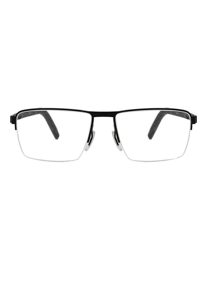 men Square Eyeglass Frame - Lens Size: 54 mm
