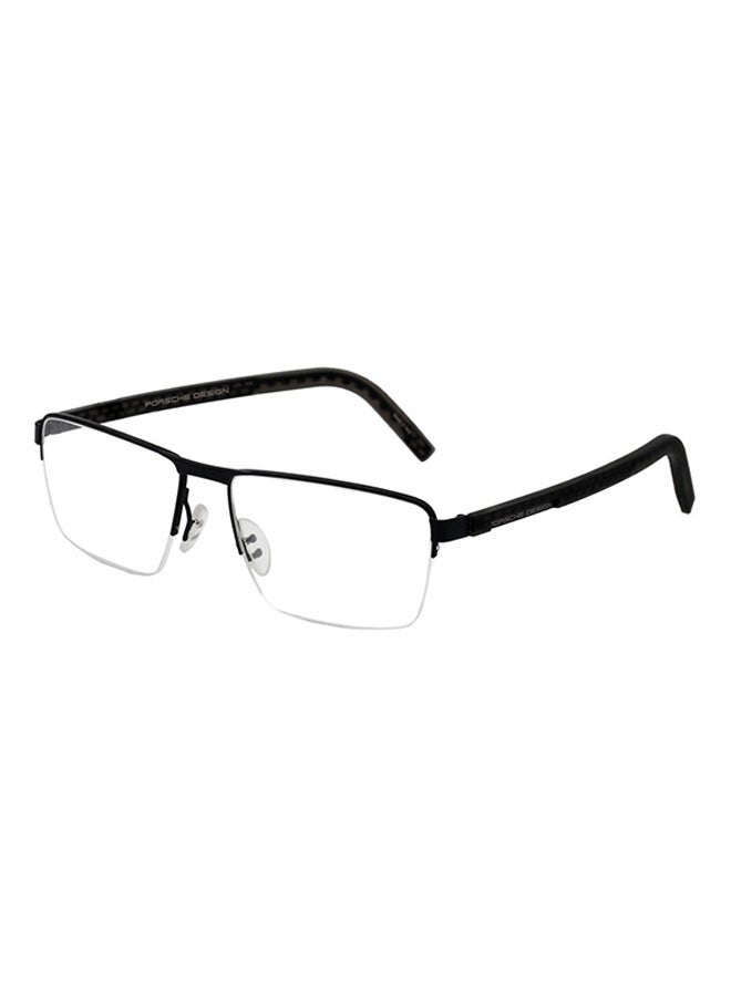 men Square Eyeglass Frame - Lens Size: 54 mm