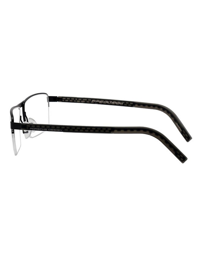 men Square Eyeglass Frame - Lens Size: 54 mm