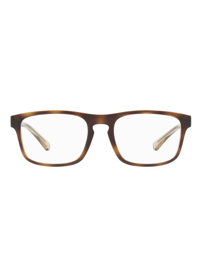 men Rectangular Eyeglass Frame - Lens Size: 53 mm