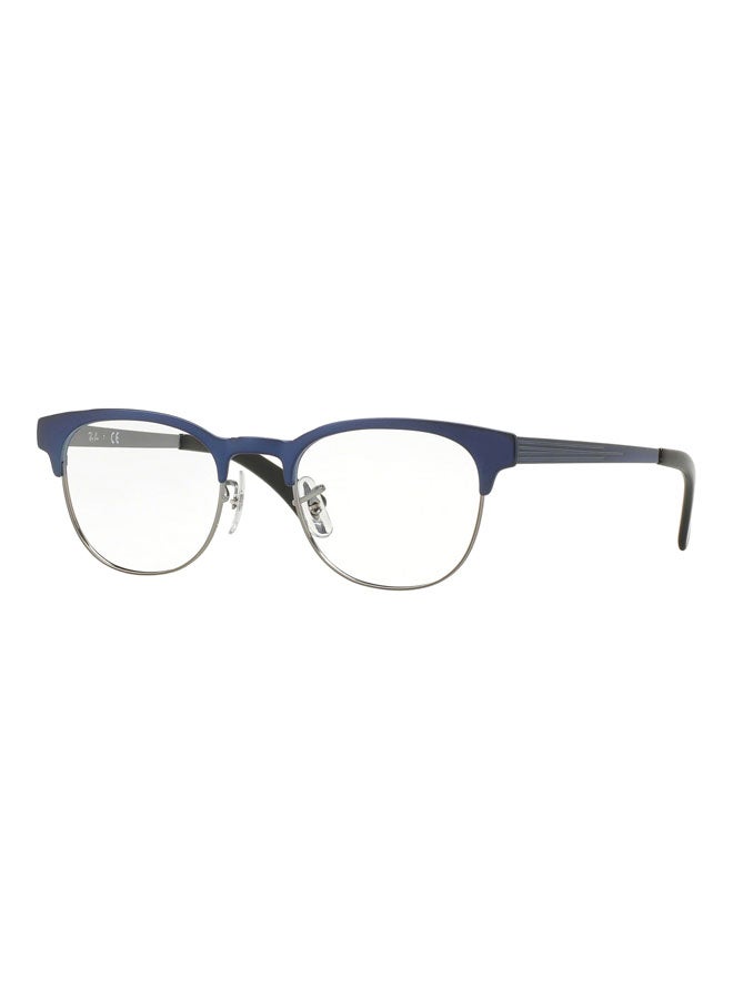 men Semi-Rimmed Eyeglass Frame - Lens Size : 51 mm