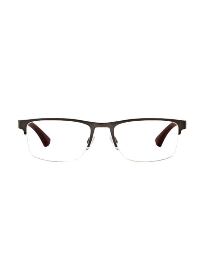 men Rectangular Eyeglass Frame - Lens Size: 54 mm