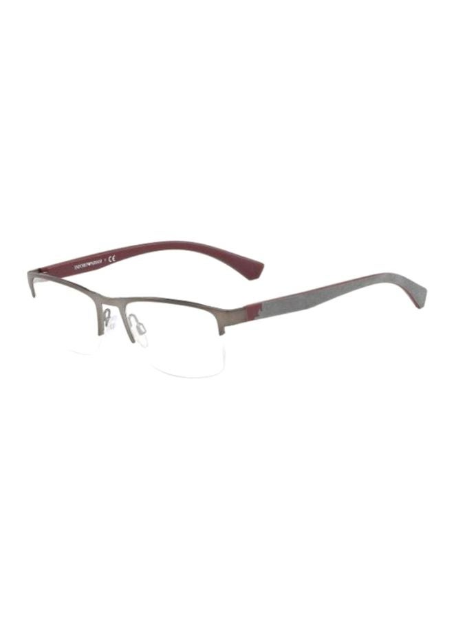 men Rectangular Eyeglass Frame - Lens Size: 54 mm