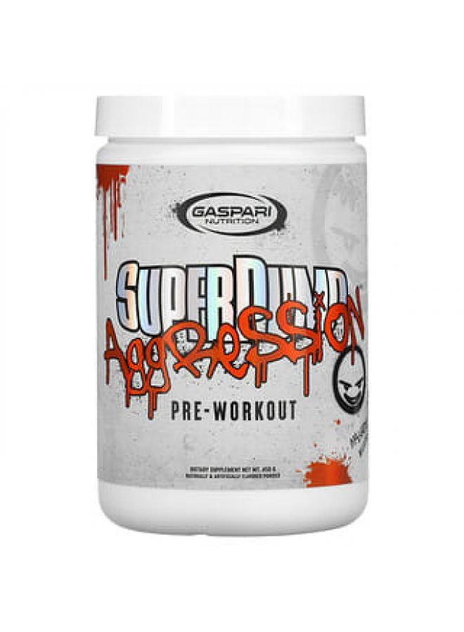 Gaspari Nutrition SuperPump Aggression Pre-Workout Mayhem Mango 450 g