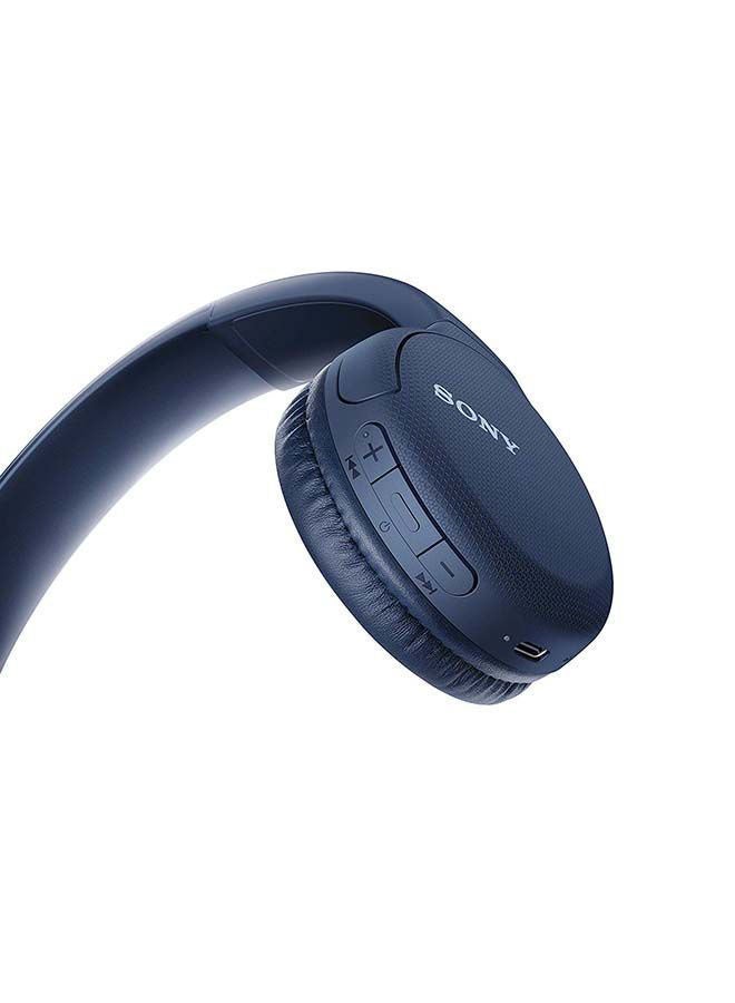 WH-CH510 Wireless On-Ear Bluetooth Headphones Blue