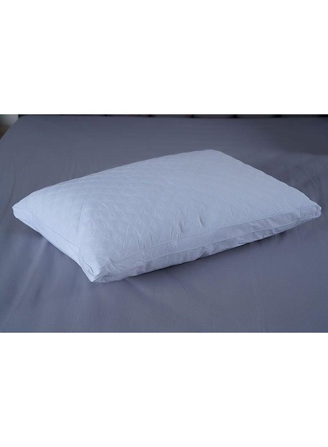 Deluxe Quilted Loft Pillow 50X75Cm White