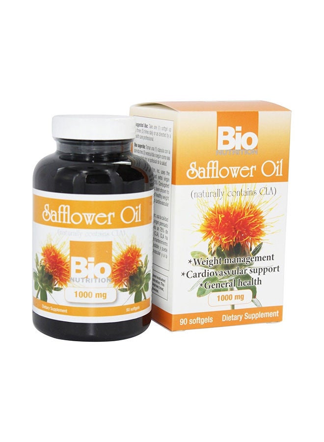 Bio Nutrition Safflower Oil, 90 Softgels, 1000 mg