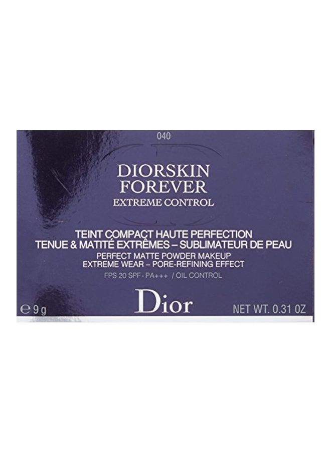 Diorskin Forever Extreme Control Matte Powder Foundation Honey Beige