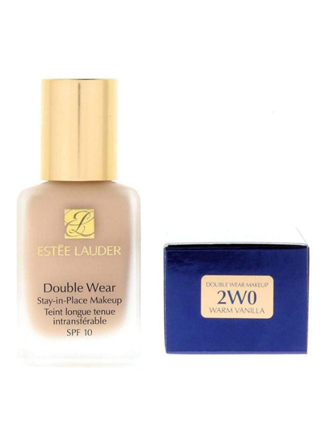 Double Wear Stay In Place Makeup Spf10 2W0 Warm Vanilla