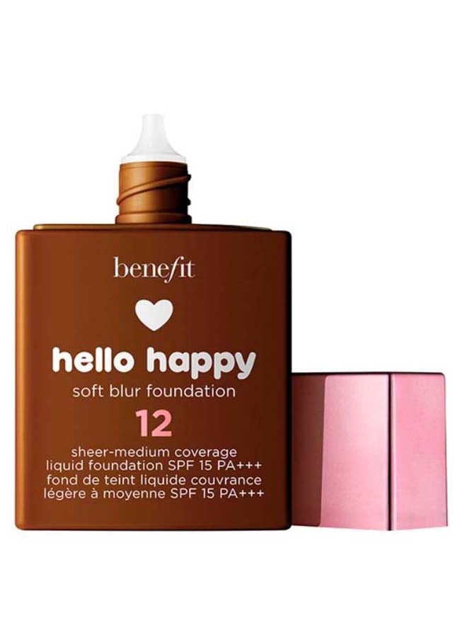 Hello Happy Soft Blur Foundation 12Dark Neutral