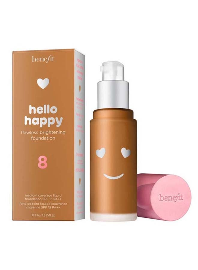 Hello Happy Flawless Brightening Foundation 8 - Tan Warm