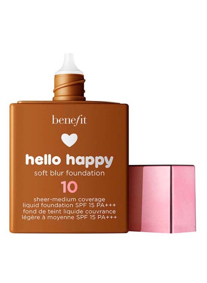 Hello Happy Soft Blur Foundation 10Deep Warm