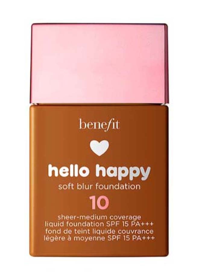 Hello Happy Soft Blur Foundation 10Deep Warm