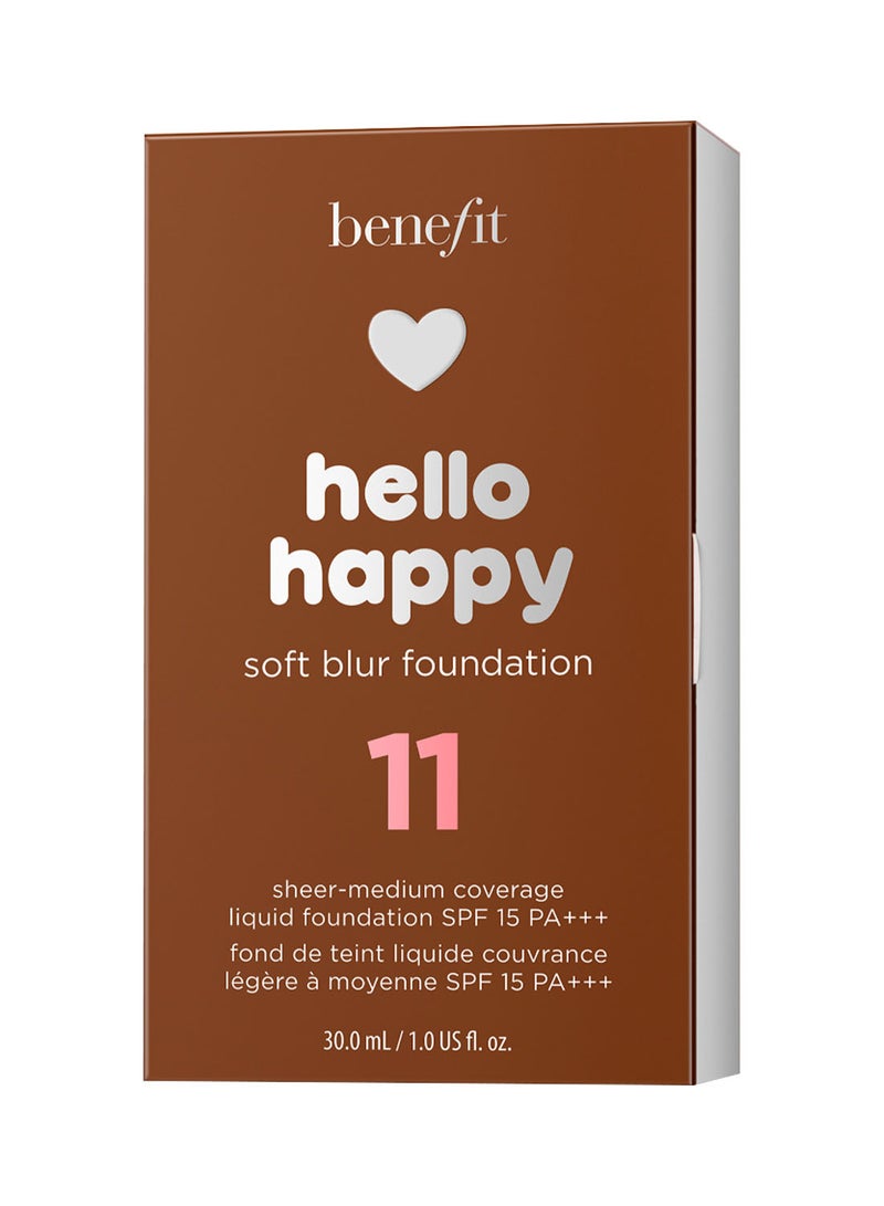Hello Happy Soft Blur Foundation 11Dark Neutral