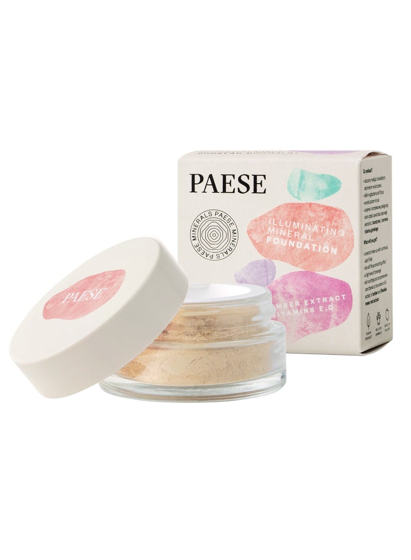 Illuminating Mineral Foundation 99% Ingredients of Natural Origin 200N Light Beige