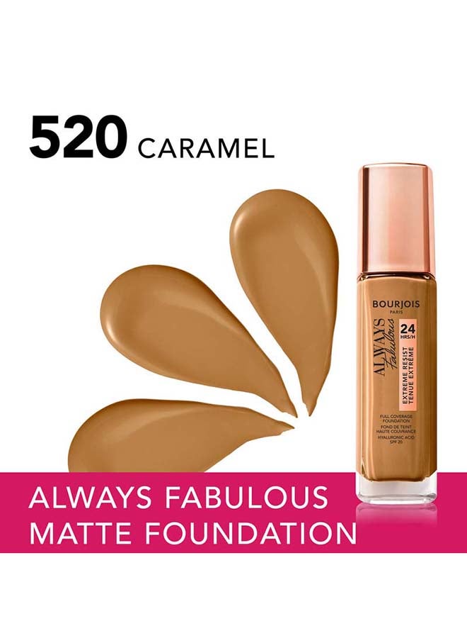 Always Fabulous 24Hrs Liquid Foundation SPF20 520 Caramel