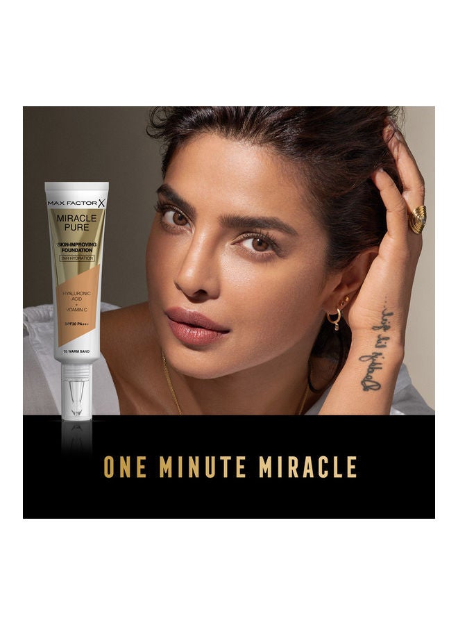 Miracle Pure Skin Improving Foundation 70 Warm Sand