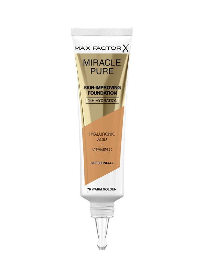 Miracle Pure Skin Improving Foundation 76 Warm Golden