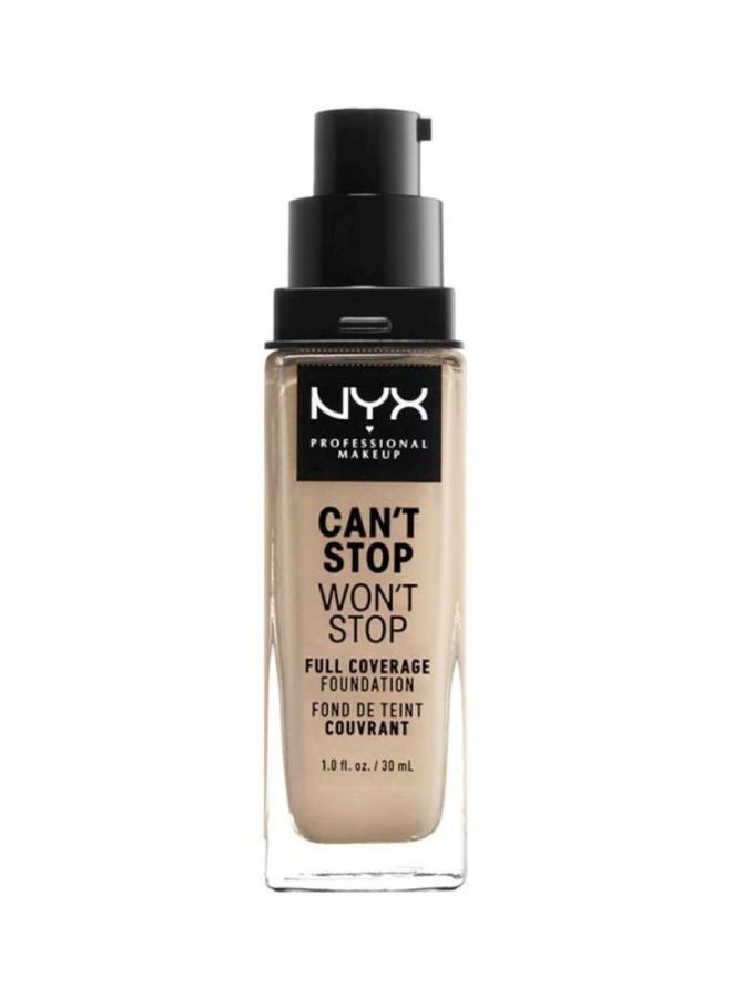 Can't Stop Won't Stop Full Coverage Foundation Light Ivory
