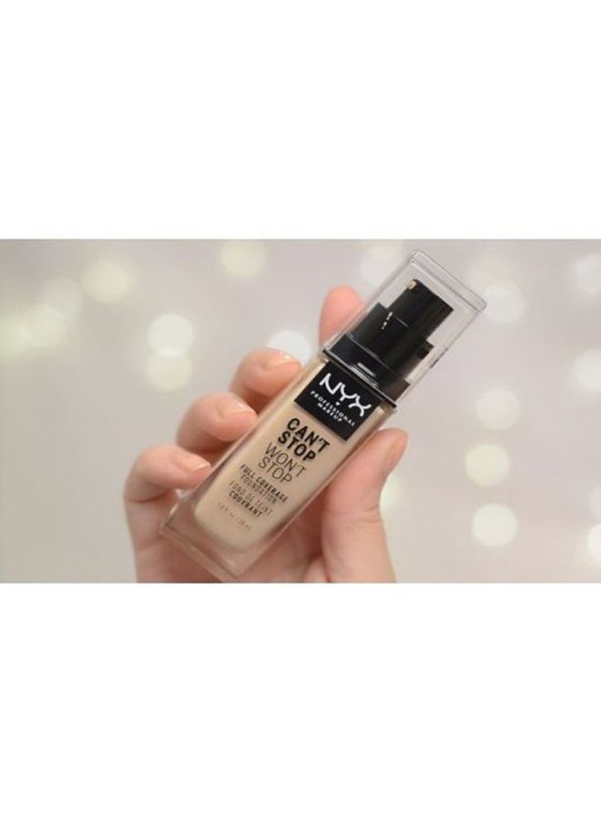 Can't Stop Won't Stop Full Coverage Foundation Light Ivory