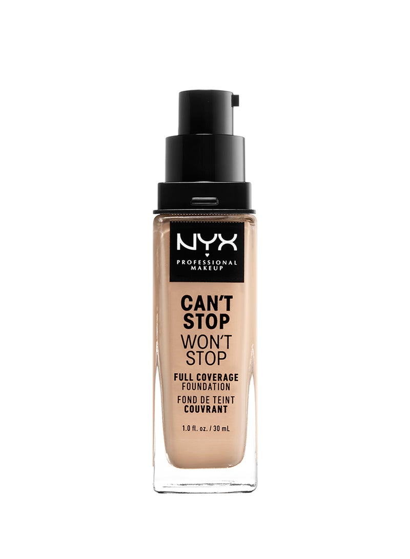 Can't Stop Won't Stop Full Coverage Foundation Vanilla