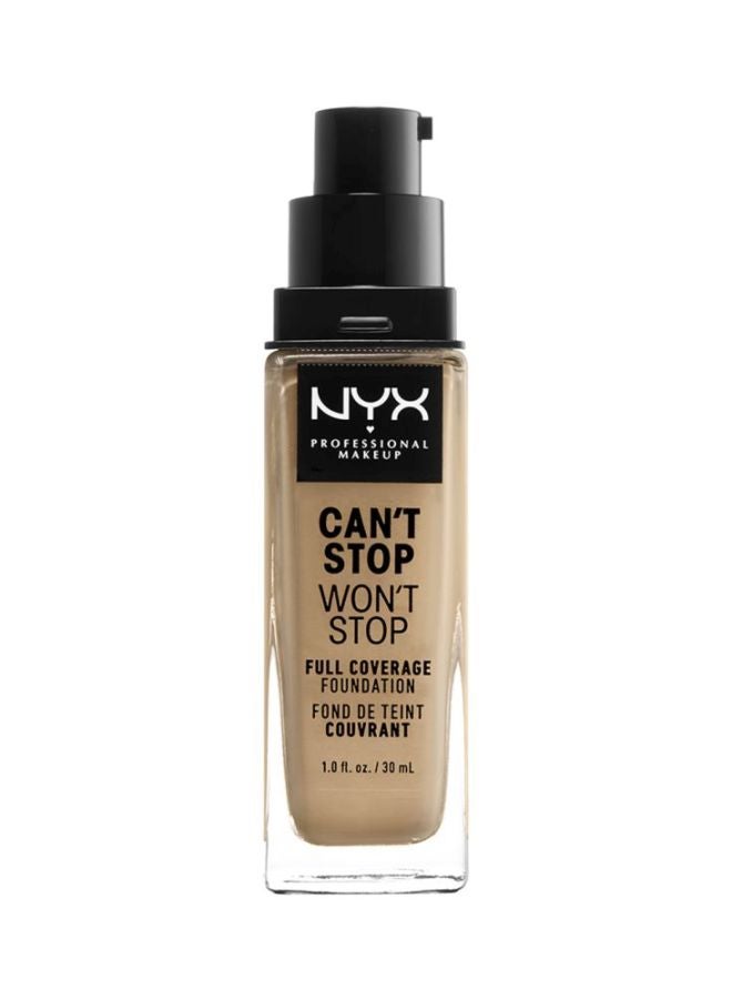 Can't Stop Won't Stop Full Coverage Foundation Beige