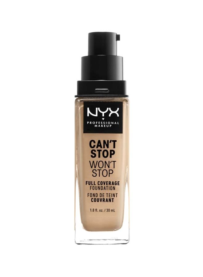 Can't Stop Won't Stop Full Coverage Foundation Soft Beige