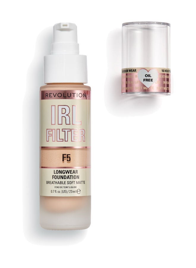Revolution IRL Filter Longwear Foundation F5