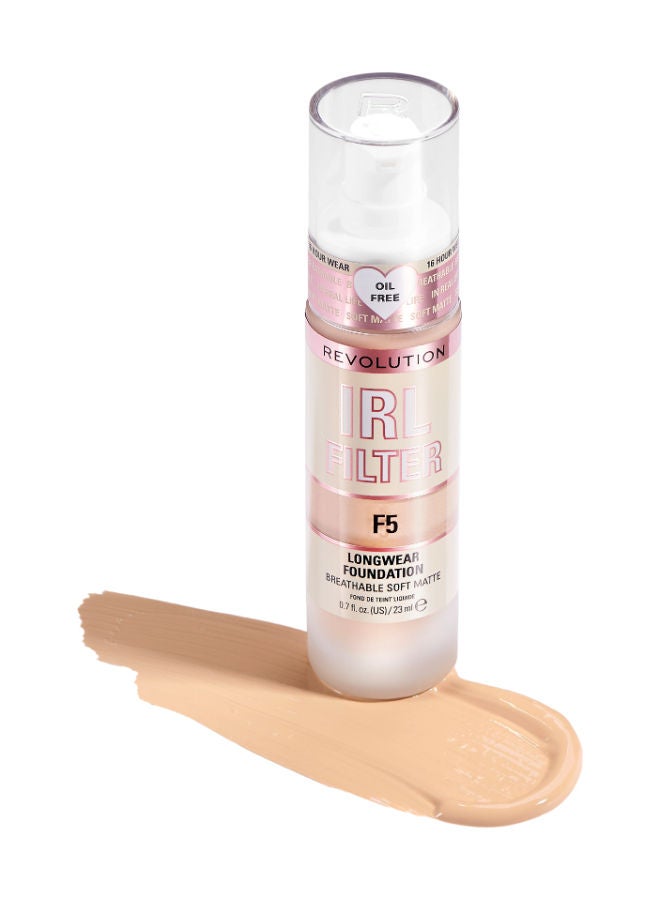 Revolution IRL Filter Longwear Foundation F5