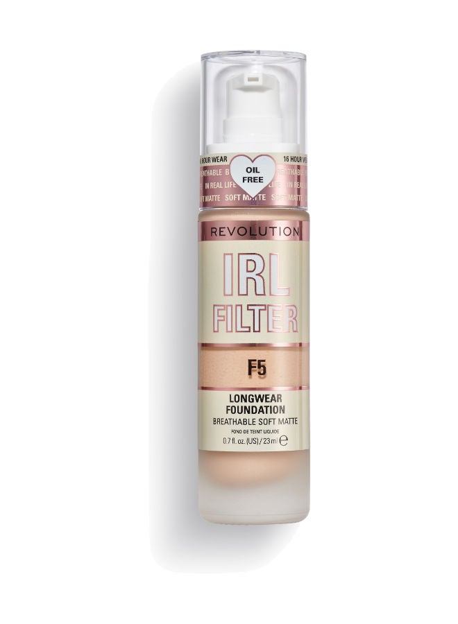 Revolution IRL Filter Longwear Foundation F5