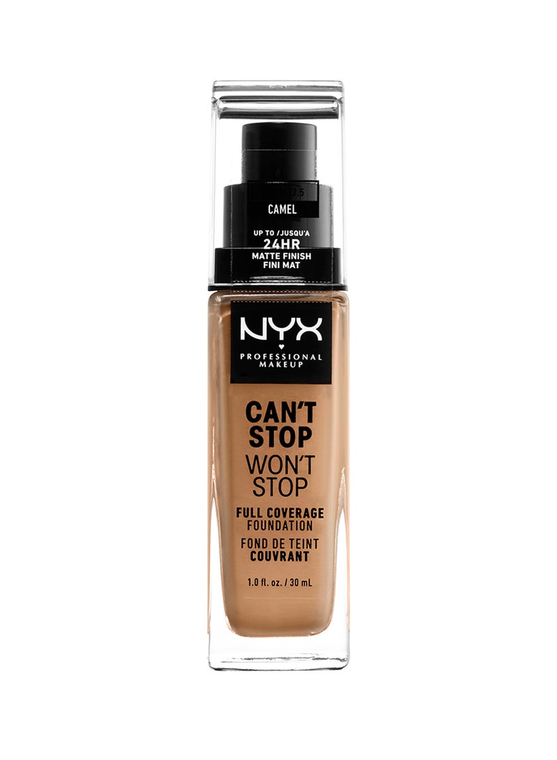 Can't Stop Won't Stop Full Coverage Foundation Camel